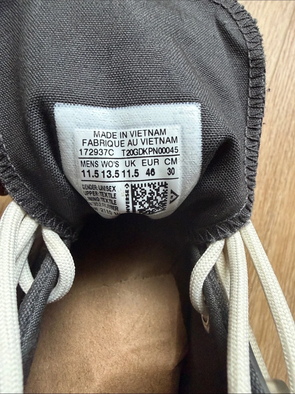 Converse xKim Jones Chuck 70 Utility High Storm Wind Sneaker Sz 11.5 very good